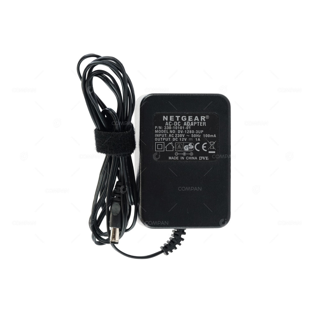 330-10101-01 NETGEAR 12W 12V 1A AC/DC ADAPTER DV-1280-3UP